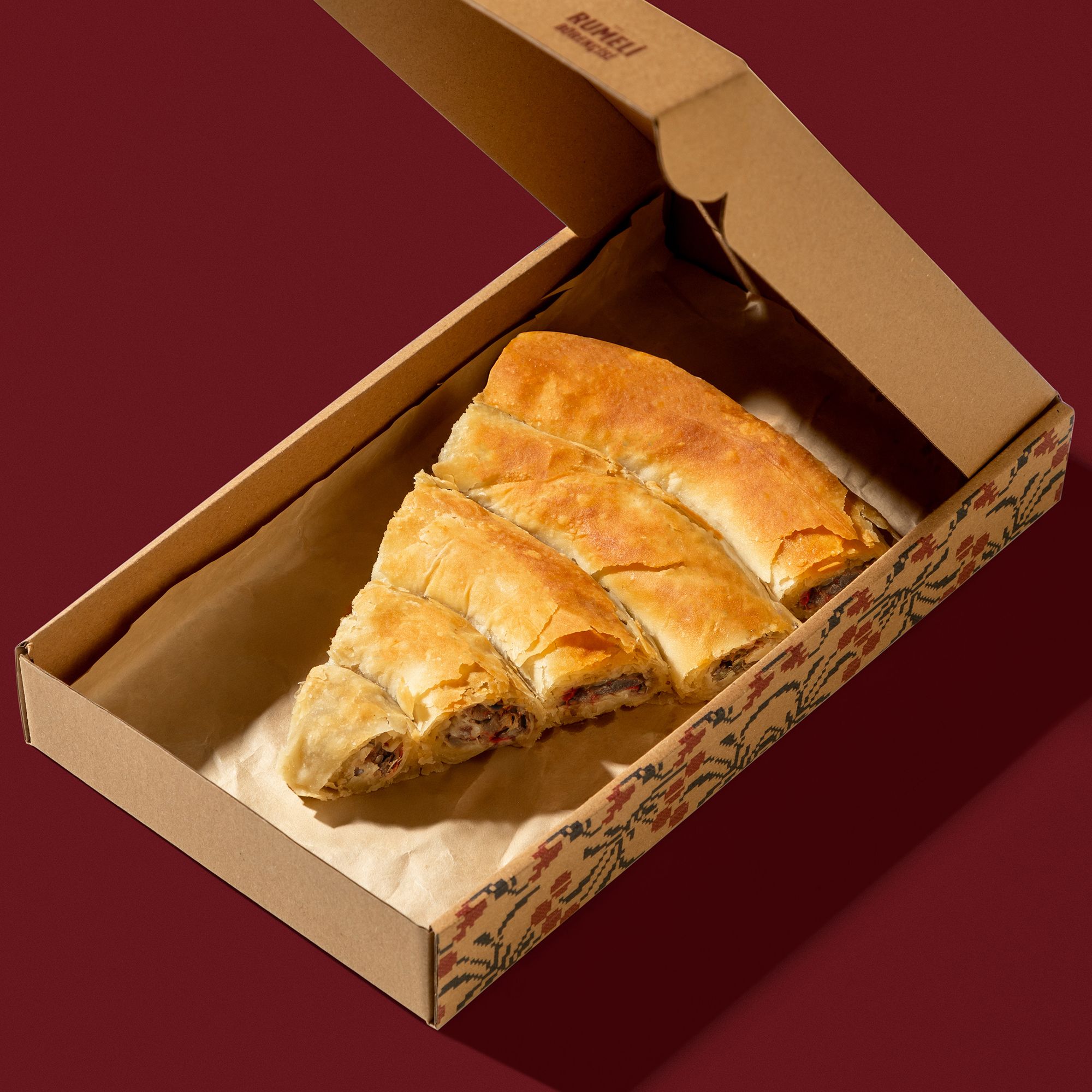 Köz Patlıcanlı, Satır Kıymalı Rumeli Böreği 1 Kg
