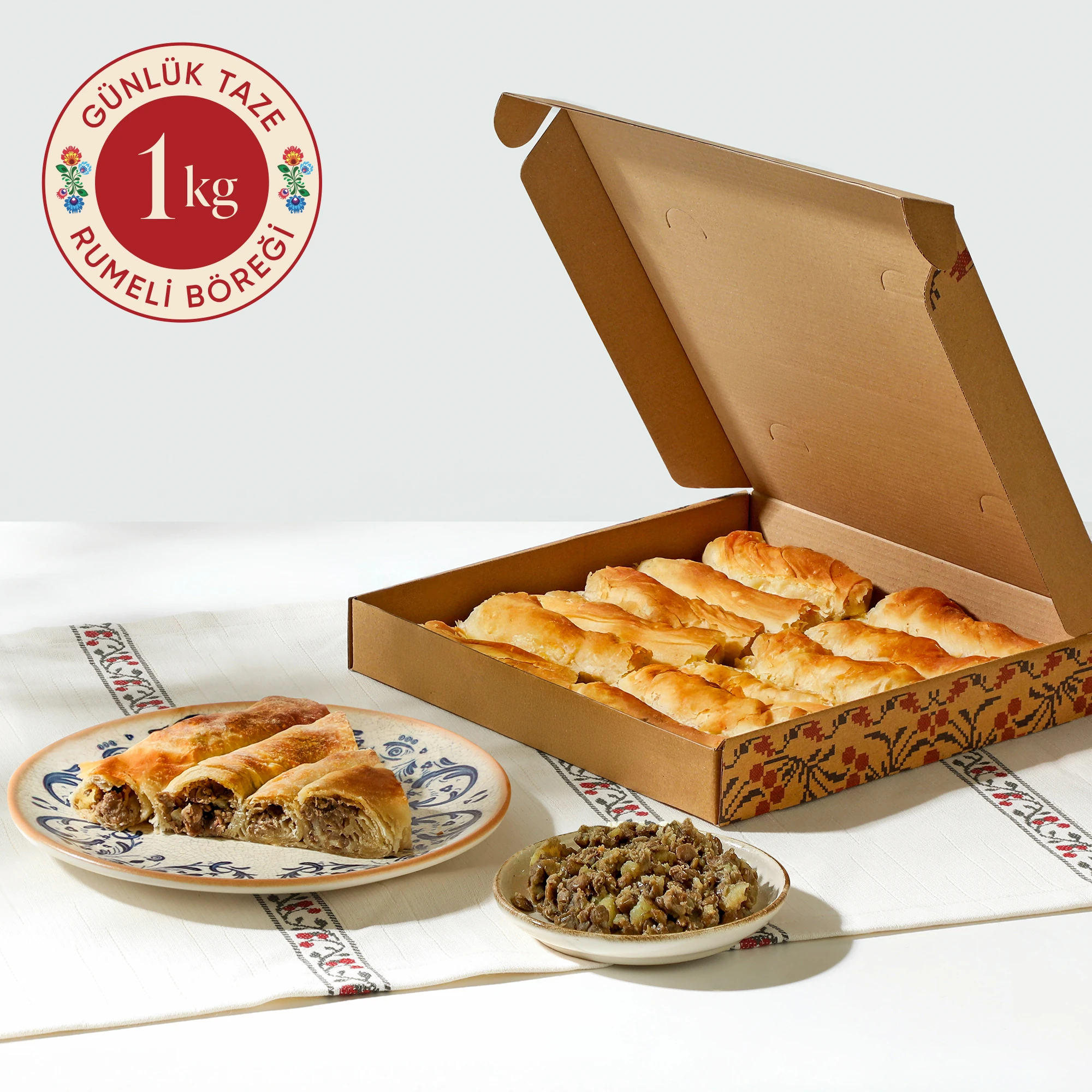 Yeşil Mercimekli, Niğde Patatesli Rumeli Böreği 1 Kg