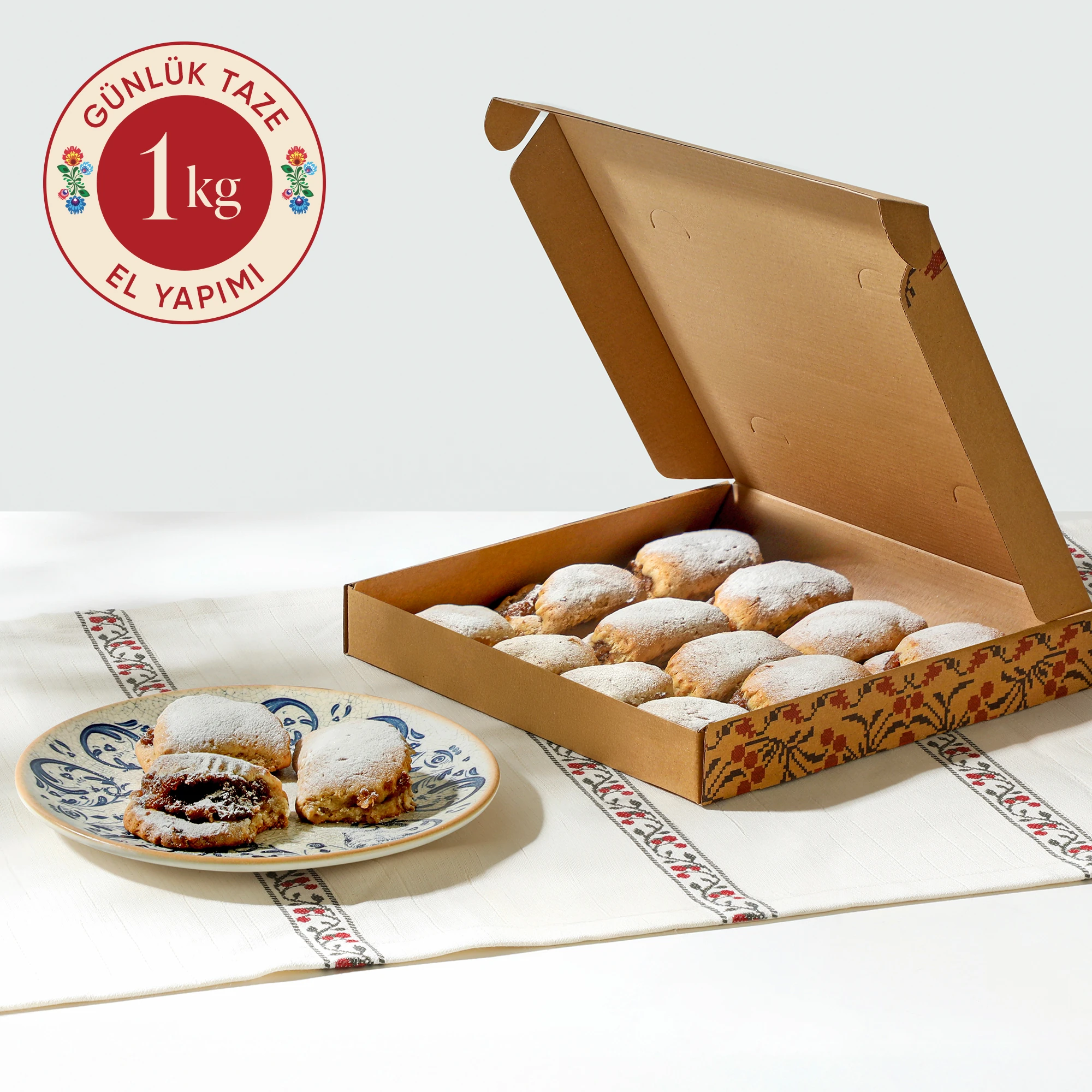 Elmalı Kurabiye 1 Kg