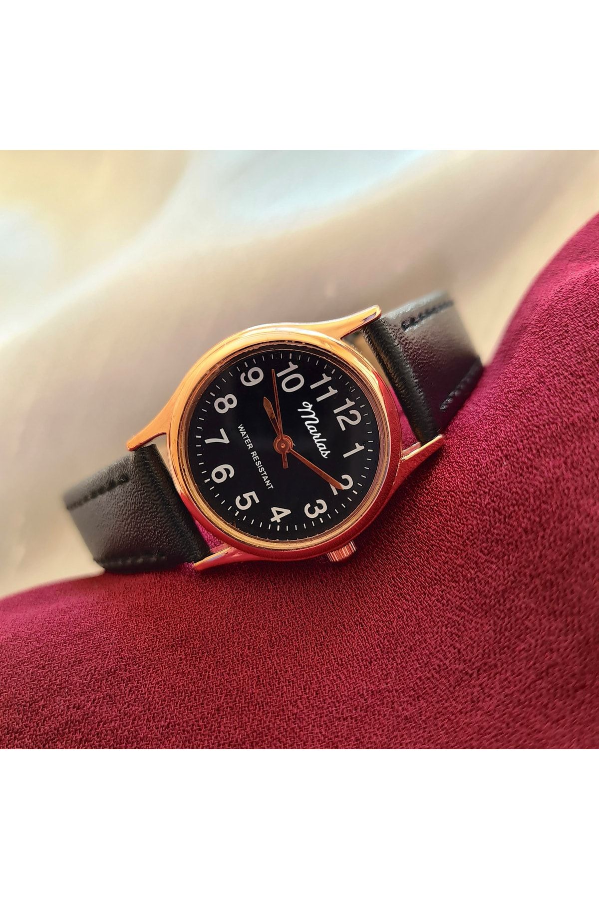 Kadın Kol Saati, Vintage Tasarım, Klasik Tasarım, Rose Gold Renk, Kayışlı Kordon