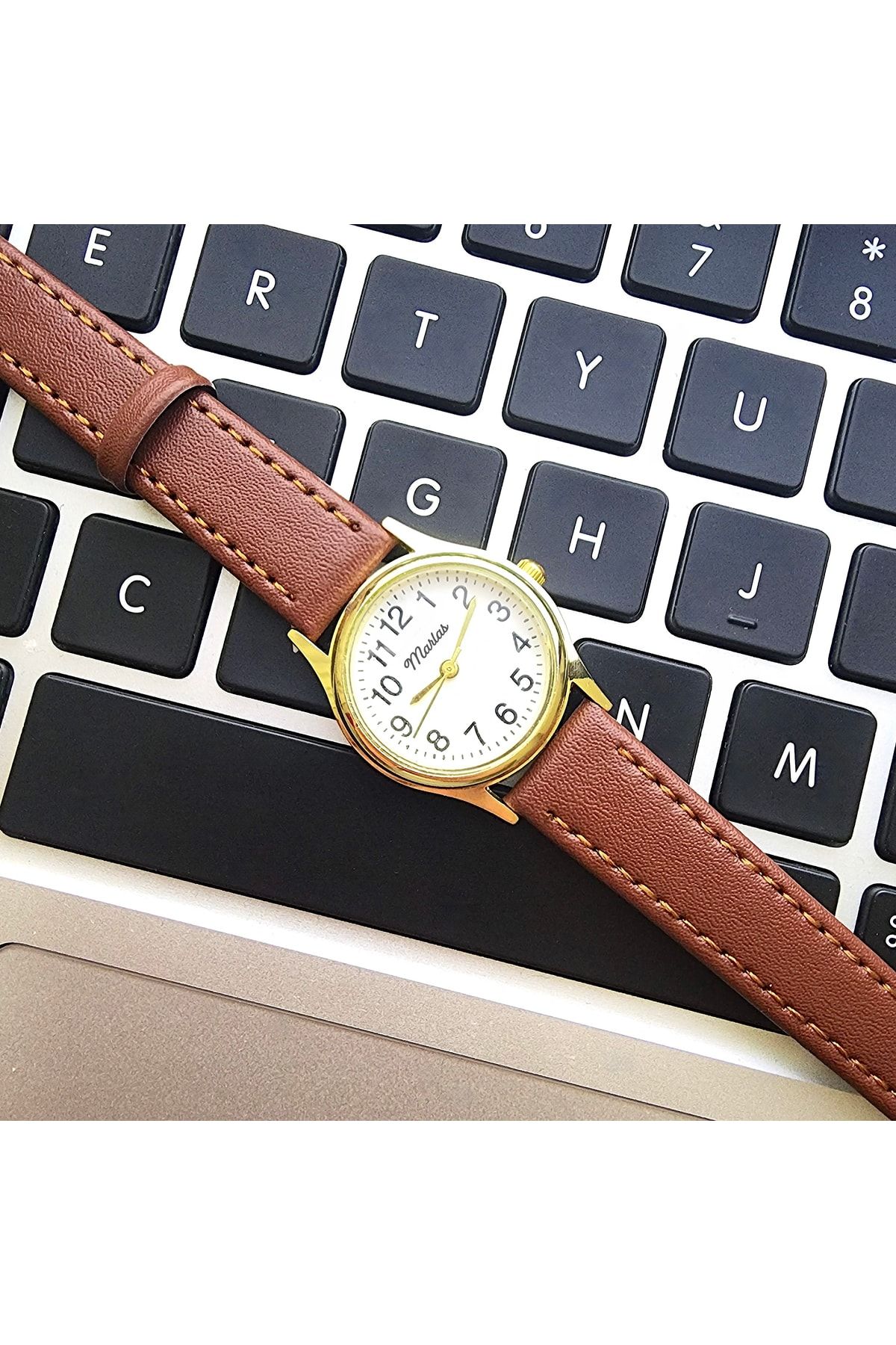 Deri Kayışlı Vintage Kadın Kol Saati