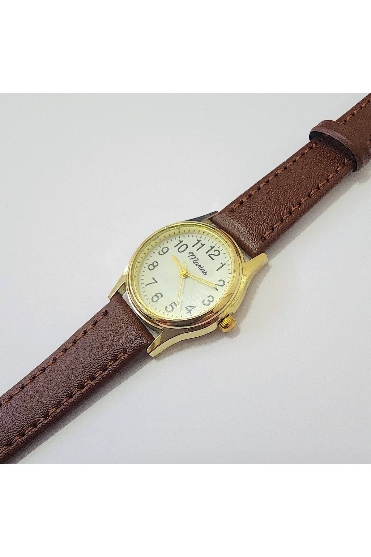 Deri Kayışlı Vintage Kadın Kol Saati