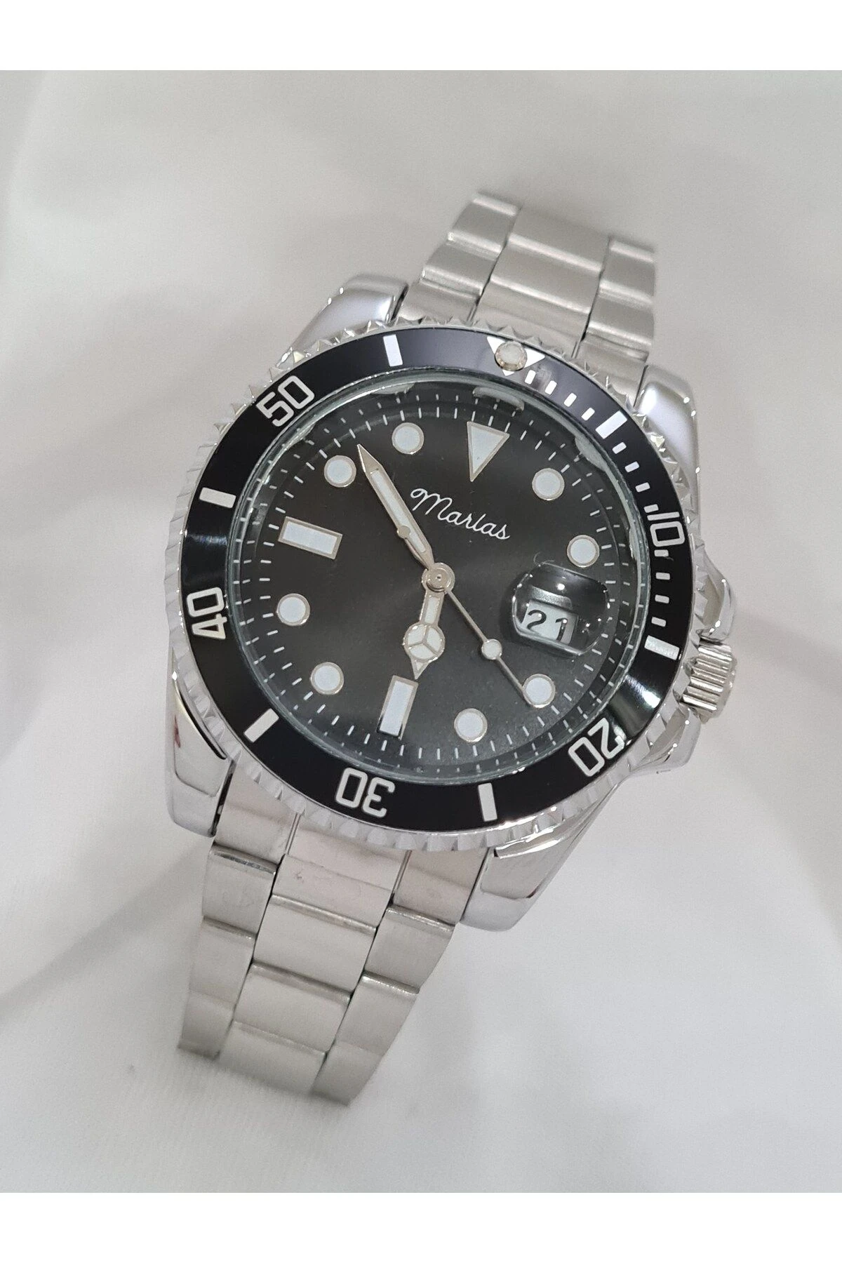 Çelik Kordonlu Su Geçirmez Erkek Kol Saati