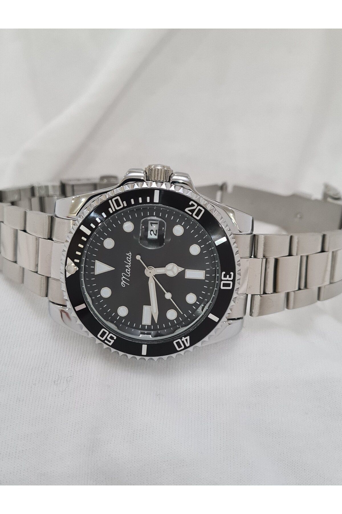 Çelik Kordonlu Su Geçirmez Erkek Kol Saati