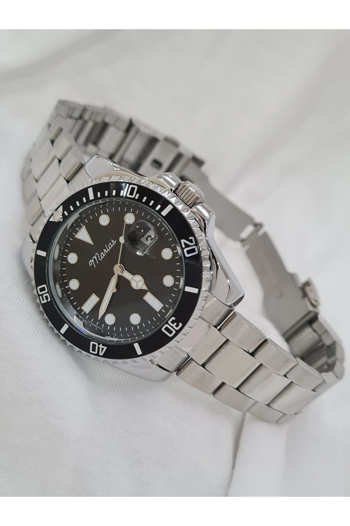 Çelik Kordonlu Su Geçirmez Erkek Kol Saati