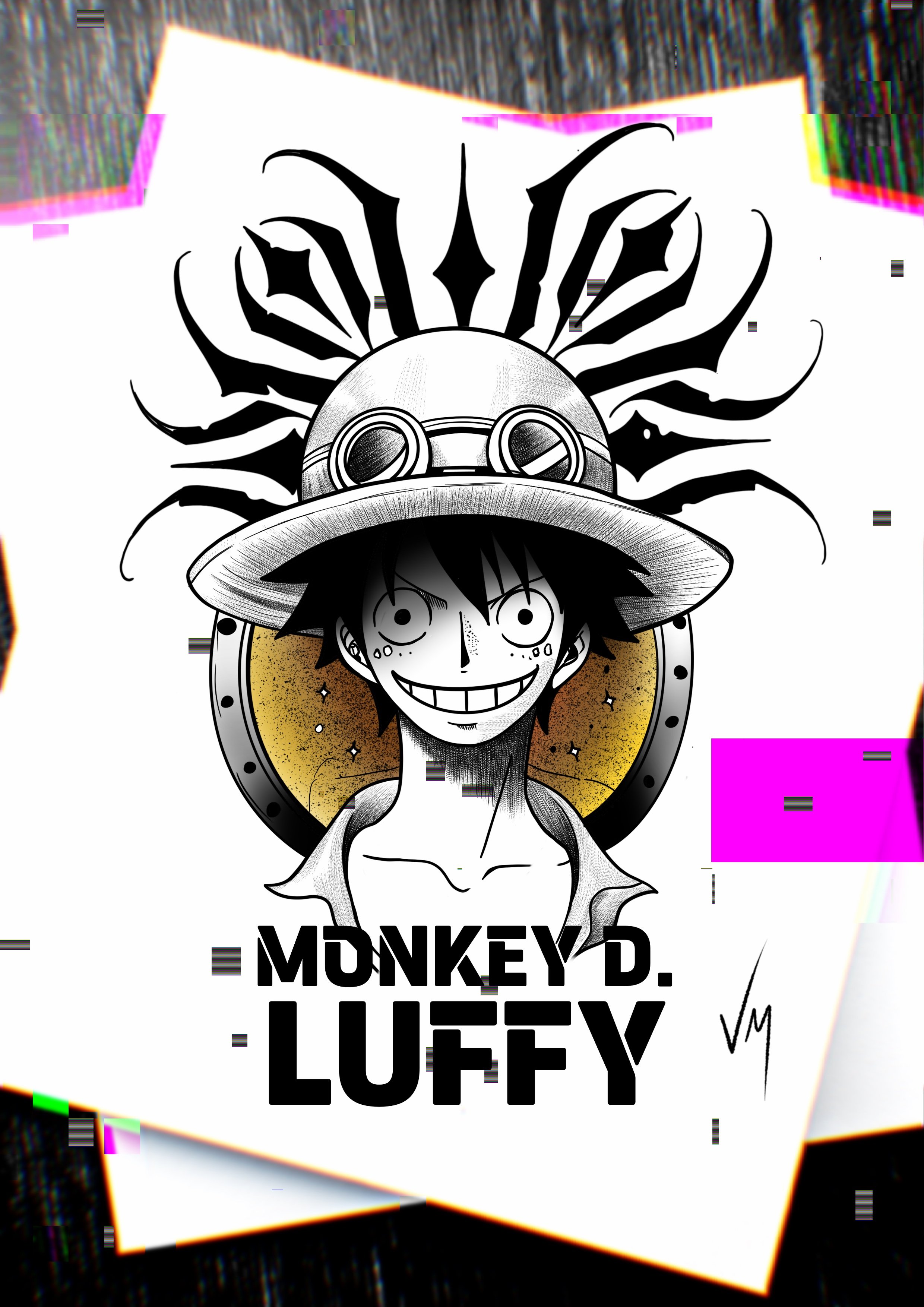 Monkey D Luffy From One piece cover pic