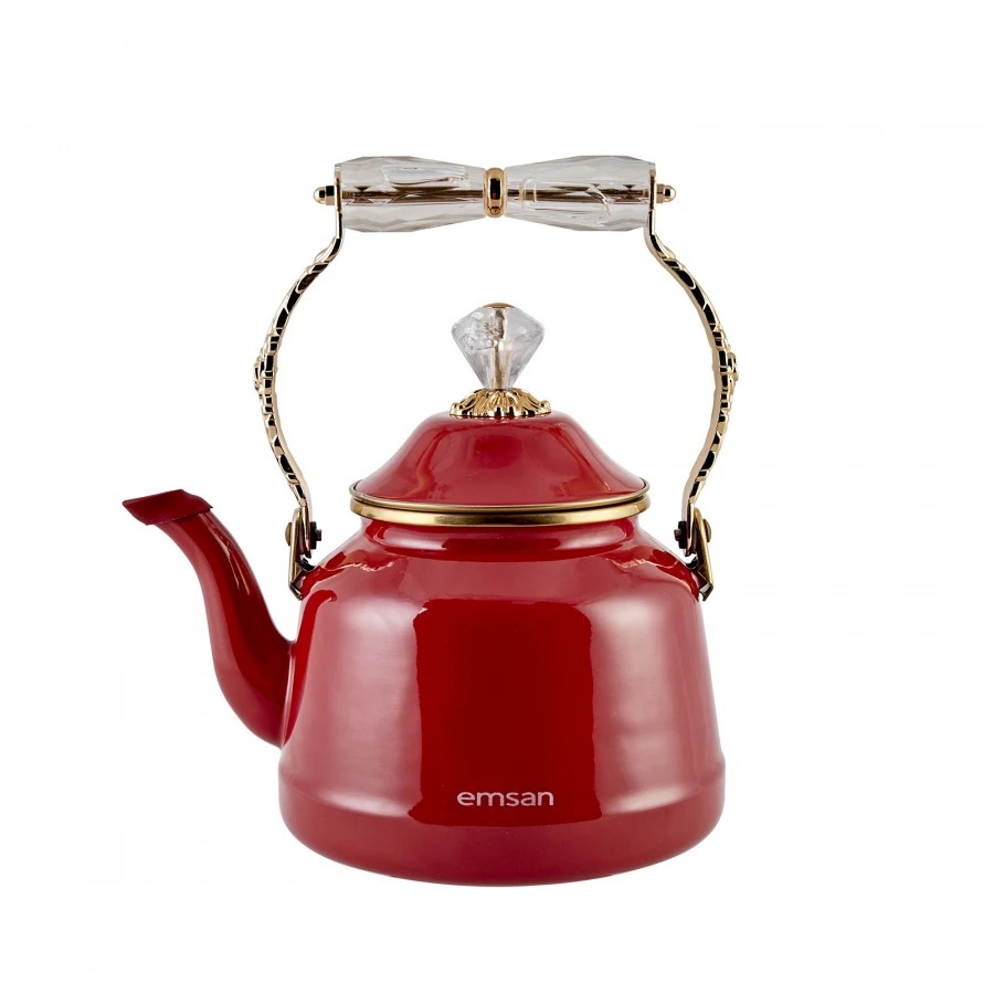 Emsan Troy Vintage İndüksiyon Tabanlı Kırmızı Kettle