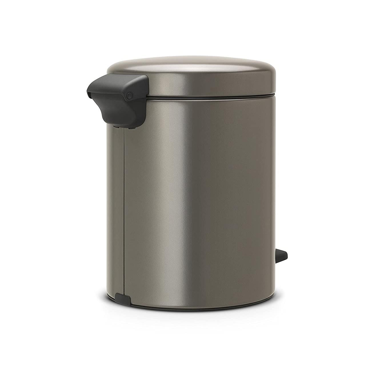 Brabantia Çöp Kutusu 5 litre Newicon Pedallı Platin 112683