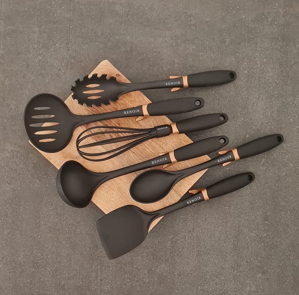 CRL108 // NERO ROSEGOLD SPATULA