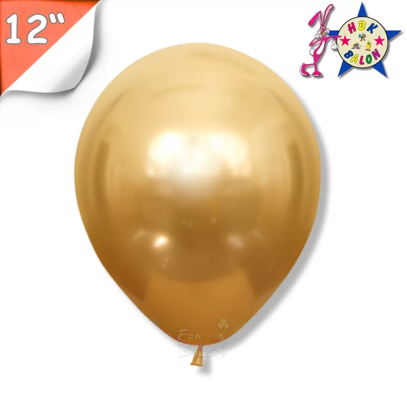 Krom 12" Balon Hbk Altın