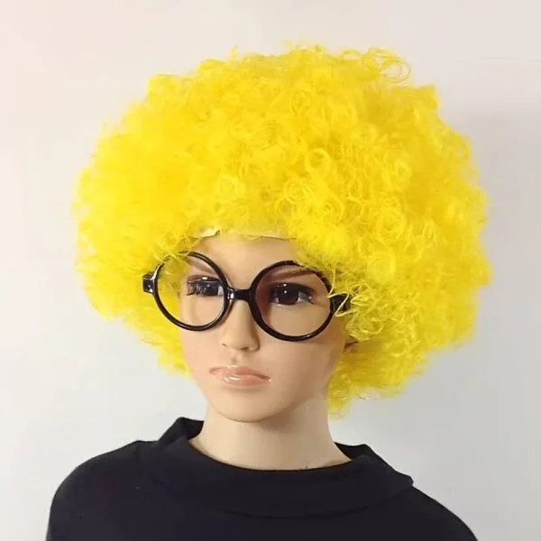 Peruk Kıvırcık Model Sarı