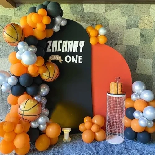 Basketbol Temalı Balon Zinciri 100 adet balon