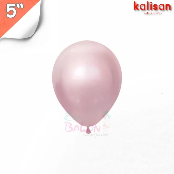Krom 05" Balon Kalisan 100'lü Pembe Altın (Pink Gold)