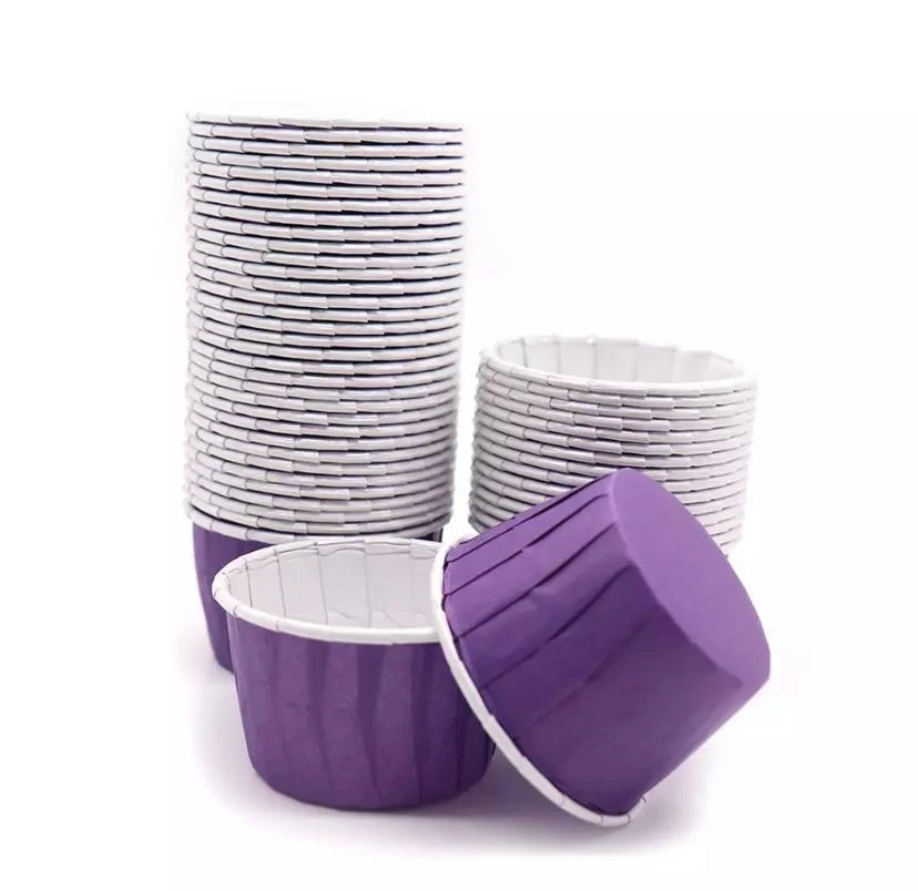 Mavi Muffin Kek Kalıbı 24 Adet - Mor