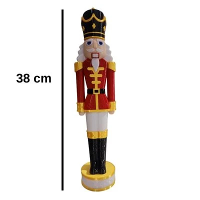 Kurşun Asker Fındıkkıran 38 cm Yılbaşı Süsü