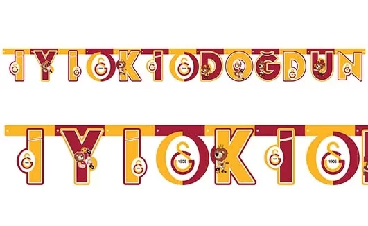 Banner Lisanslı İyi Ki Doğdun Galatasaray