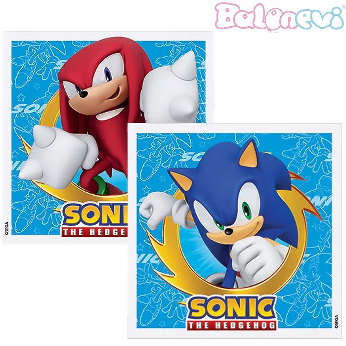 Peçete Lisanslı Sonıc 16'lı