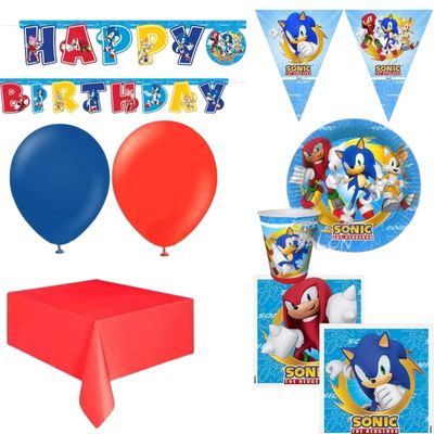 Sonic Balon Set 16 KİŞİLİK