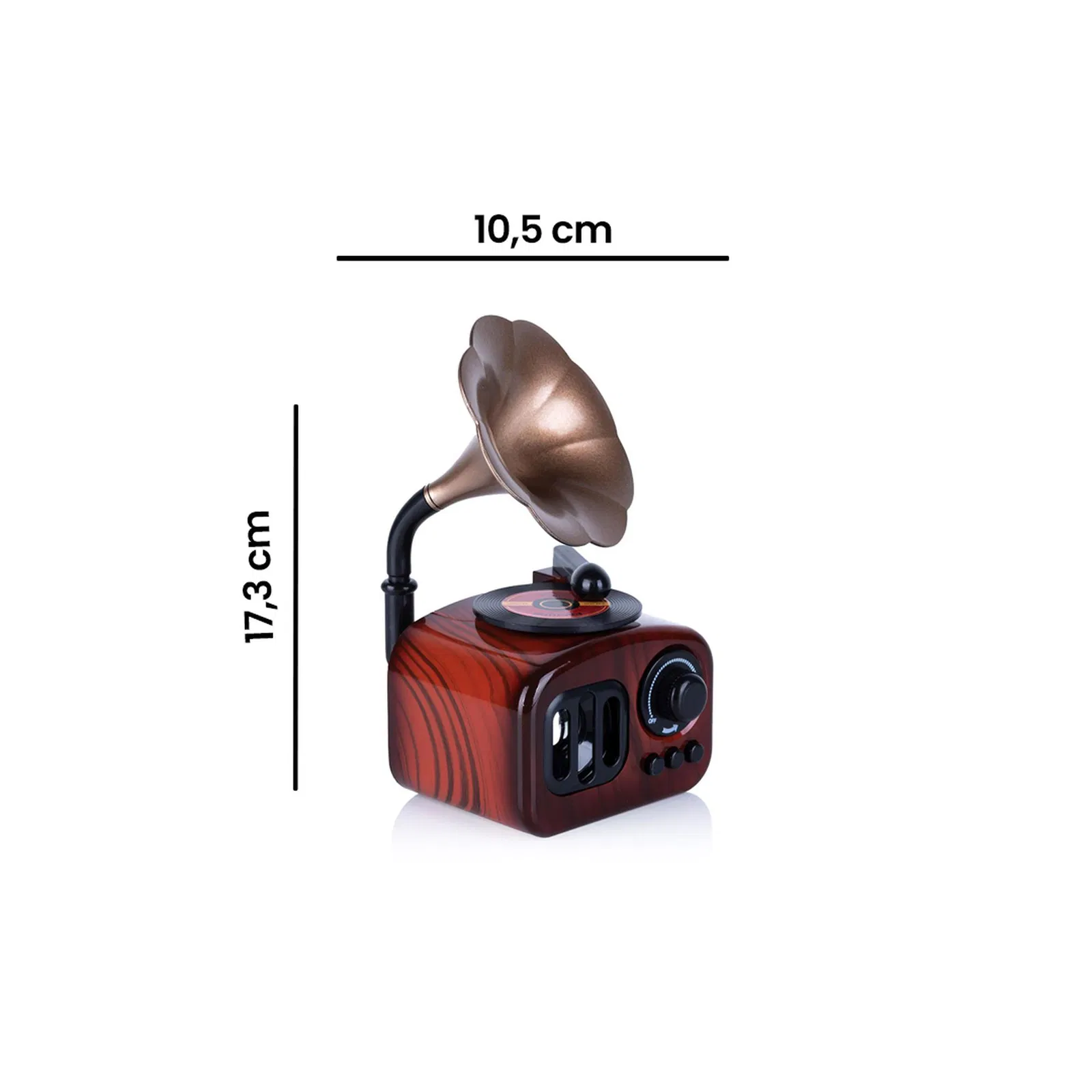  Gramofon Tasarımlı Müzik Kutusu