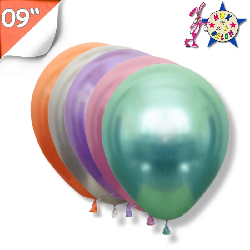 Krom 09" Balon Hbk Karışık 100'lü