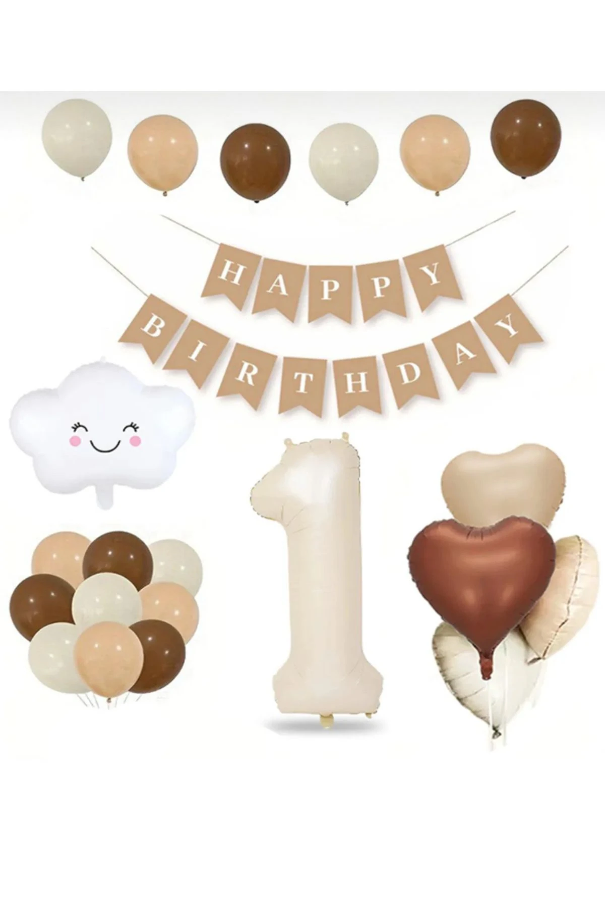 1 yaş folyo balon set