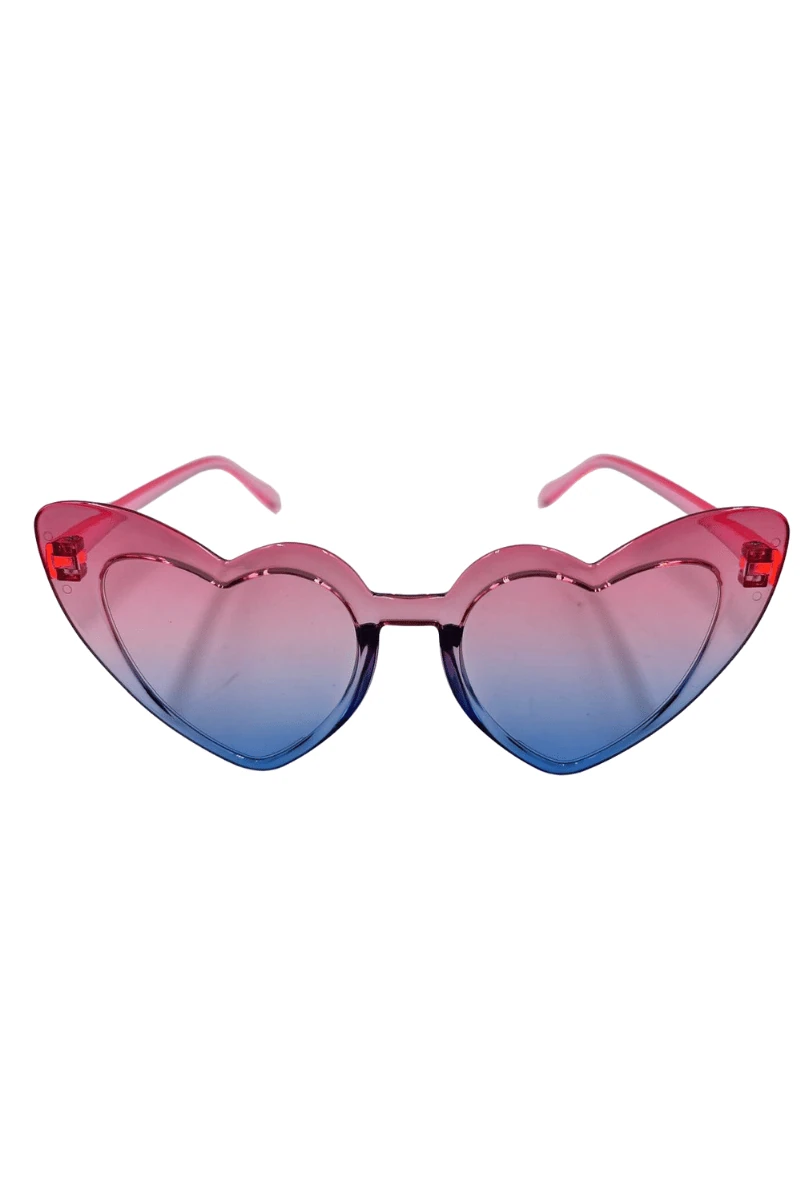 Gözlük Mika Kalp Model Pembe Mavi