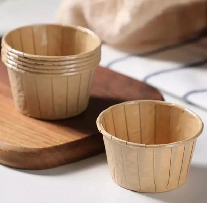 Mavi Muffin Kek Kalıbı 24 Adet - Kraft