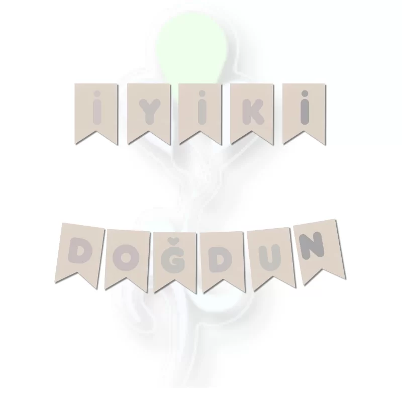 Banner Era Deniz Kumu-Gümüş İyi Ki Doğdun