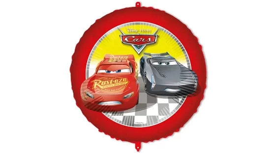 18" FOLYO BALON CARS TOP RACERS YUVARLAK 46 CM (TEKLİ PAKET)