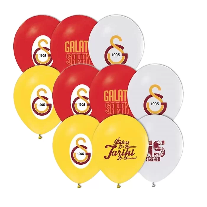 Hazır Baskı Lisanslı Balon Galatasaray 50'Li