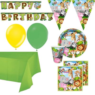 Safari Doğum Günü Set 16 Kişilik