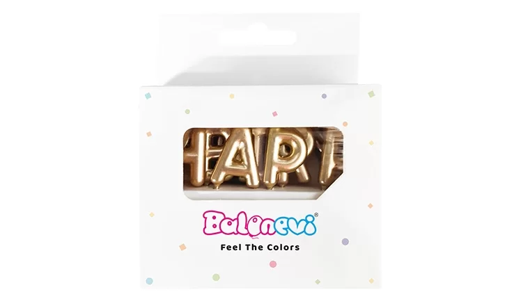 Balonevi HAPPY BIRTHDAY GOLD MUM SETİ