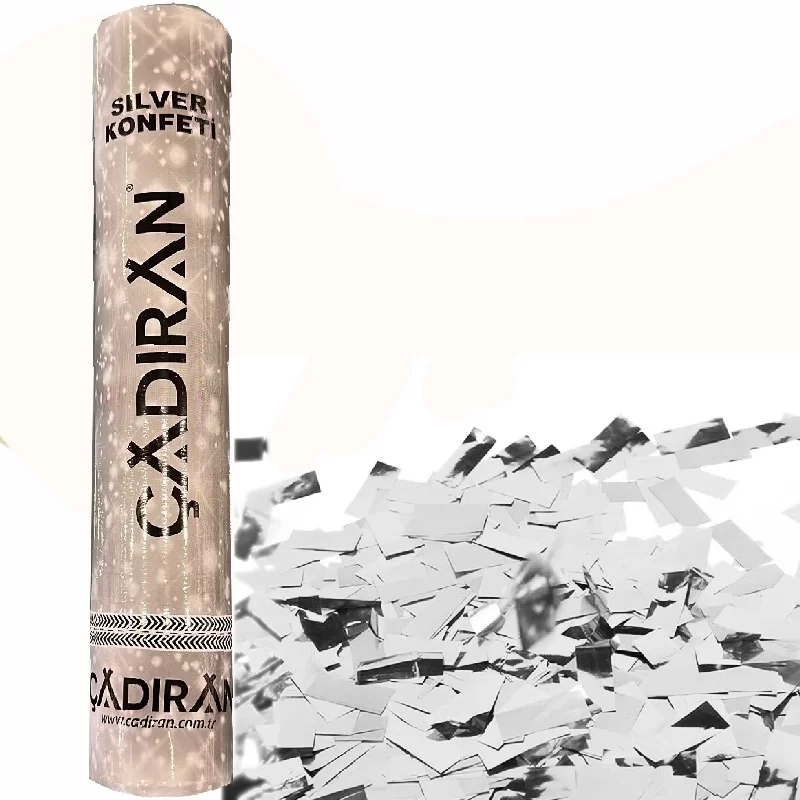 Konfeti 30 Cm Gümüş
