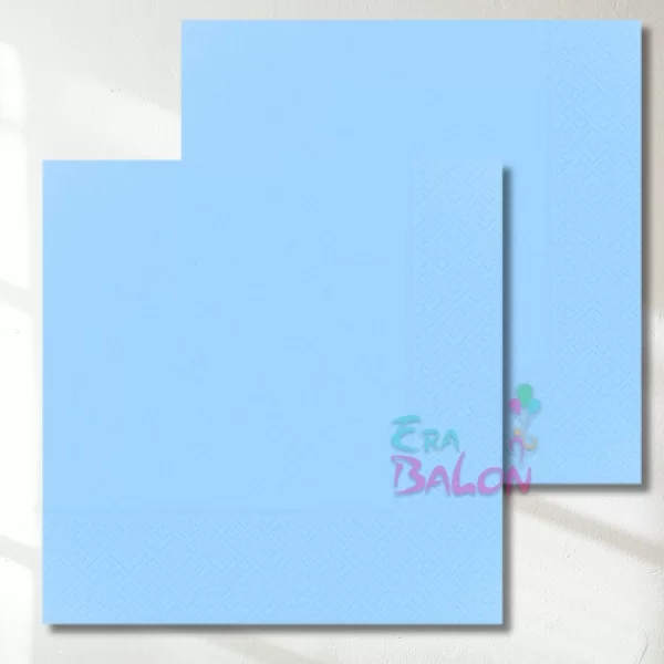 Peçete Tek Renk Açık Mavi 16'lı