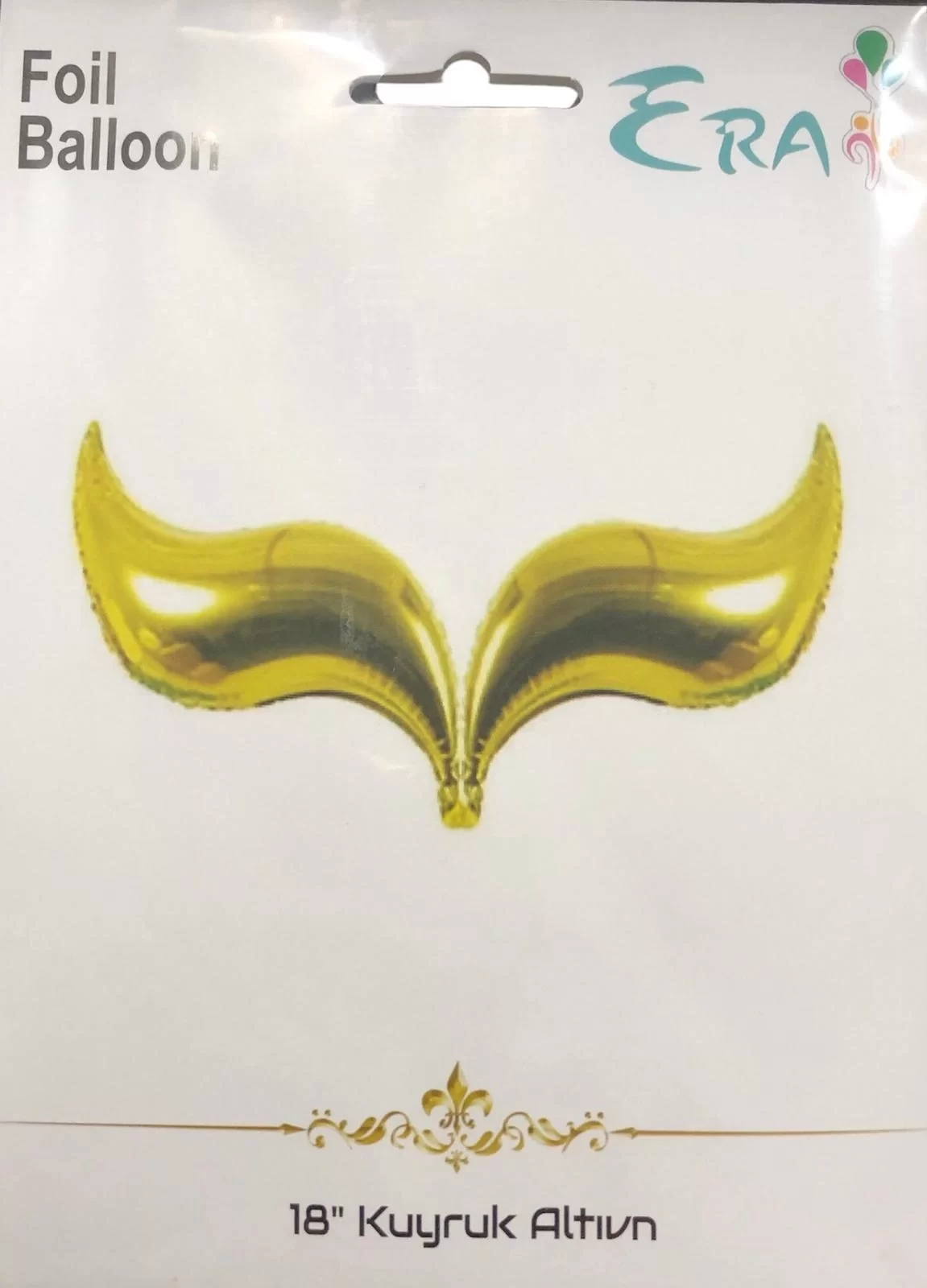 Folyo Balon Era Çin 18" Kuyruk Altın