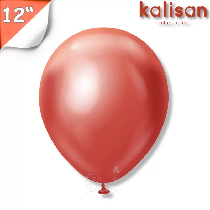 Krom 12" Balon Kalisan Kırmızı (Red)