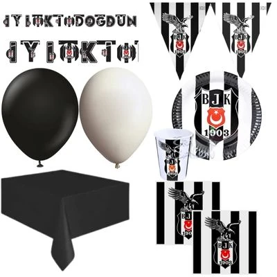 Beşiktaş Doğum Günü Set 8 Kişilik