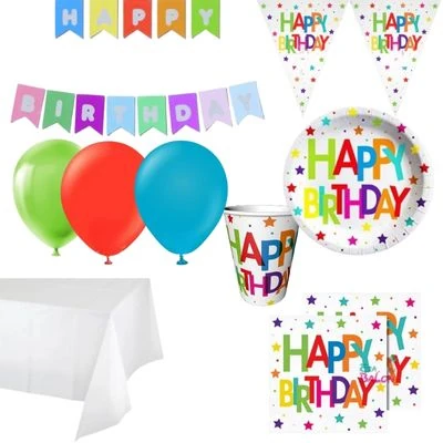 Happy Bırhday Set 8 KİŞİLİK