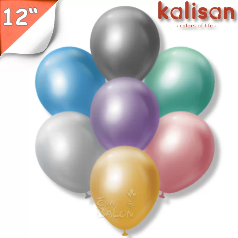 Krom 12" Balon Kalisan Karışık (Mix)