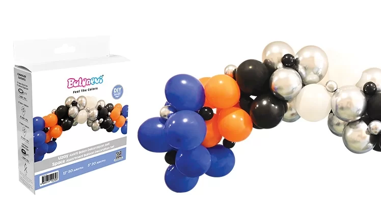 Balon Dekorasyon Seti Asorti 70'li Uzay