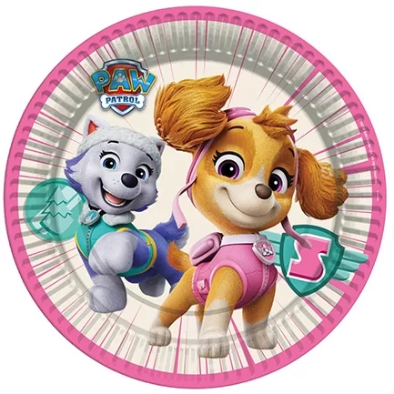 Tabak-Bardak Lisanslı Paw Patrol Skye 8'li