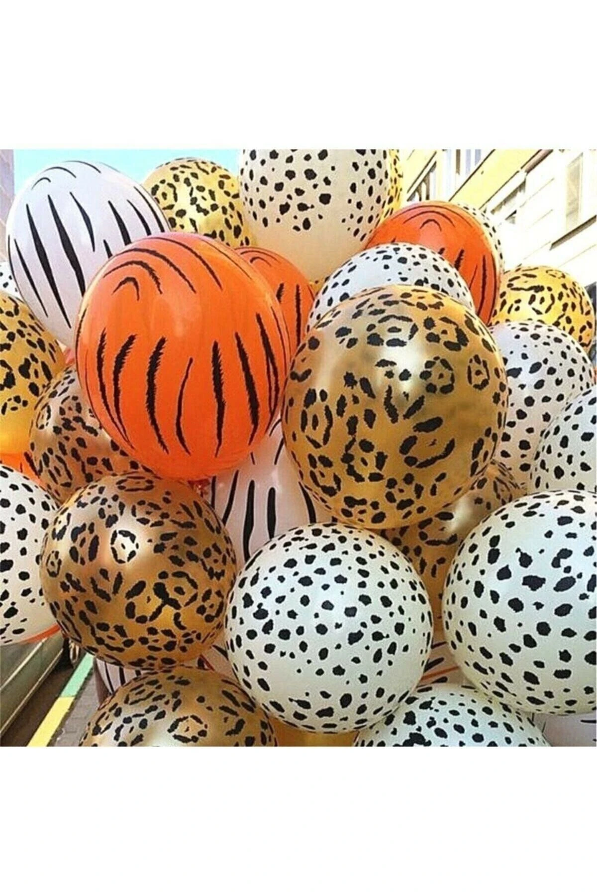 Safari Temalı 12" Inç Balon 5 Adet