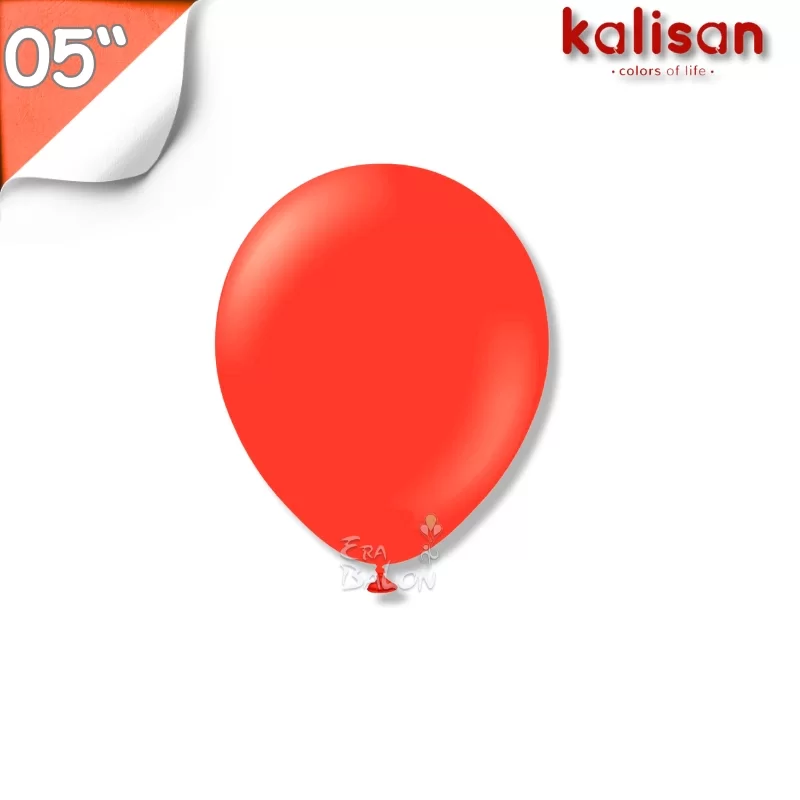 Pastel 05" Balon Kalisan Kırmızı (Red)