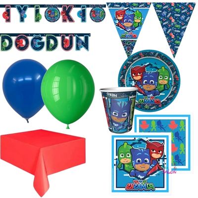 Pj Maks Balon Set 8 Kişilik