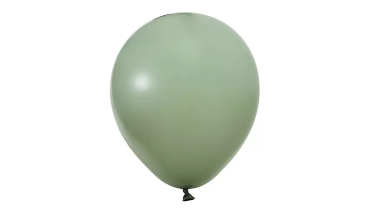 Pastel 18" Balon Jumbo Balonevi Küf Yeşili 10'lu
