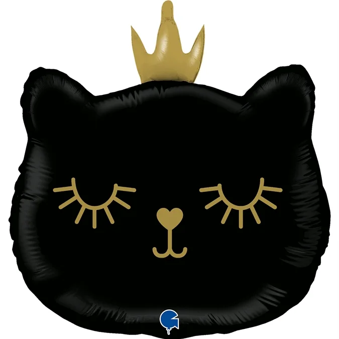 Folyo Balon Grabo 26" P. Cat Princess Black