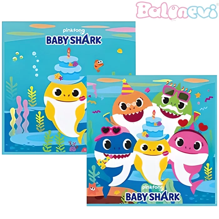 Peçete Lisanslı Baby Shark 16'lı