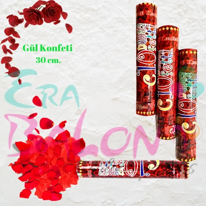 Konfeti 30 Cm Gül Yaprağı