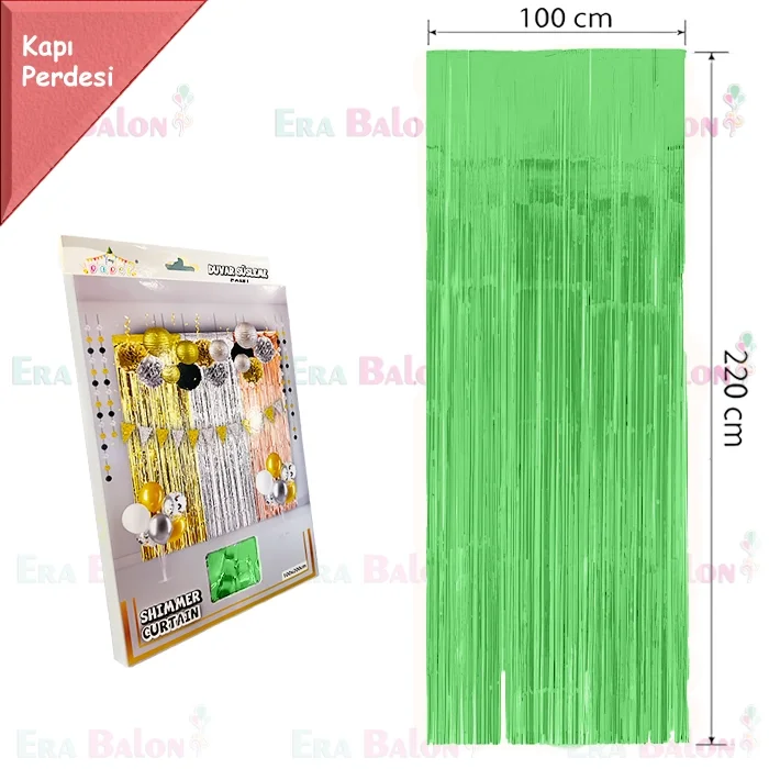 Kapı Perdesi Yeşil