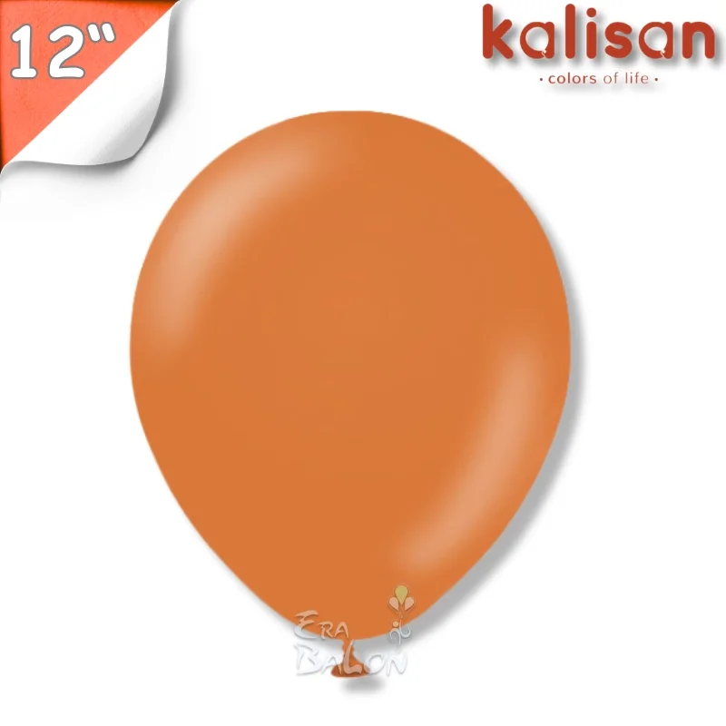 Pastel 12" Balon Kalisan Karamel Kahve (Caramel Brown)